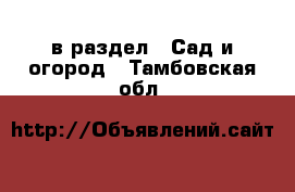  в раздел : Сад и огород . Тамбовская обл.